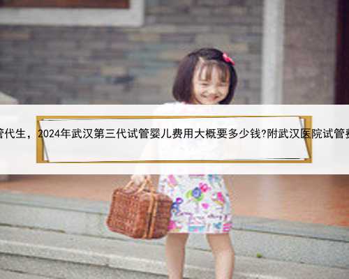 武汉去试管代生，2024年武汉第三代试管婴儿费用大概要多少钱?附武汉医院试管